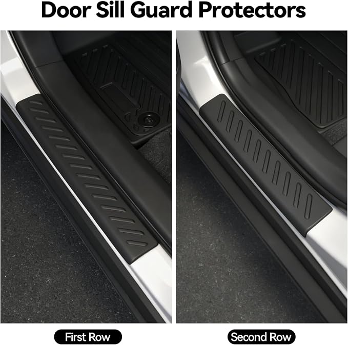 Floor Mats for Buick Encore GX 2020-2026(Only Fit AWD), Trunk Mat with Backrest Mat & Door Sill Guard All Weather TPE Protector for Buick Encore GX Accessories