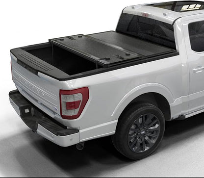 Toptiny Hard Folding Truck Bed Tonneau Cover | HTF016 | Fits 2015-2026 Ford F150 | F150 Lightning 5'5"Bed (66")