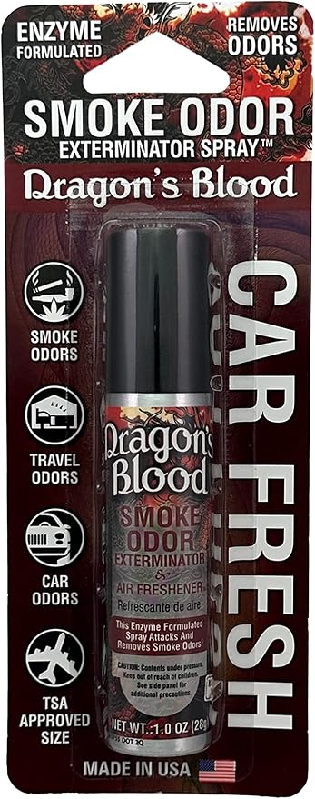 Smoke Odor Exterminator Air Fresh Spray, Your Ultimate Solution for Smoke and Household Odor Elimination 1 oz Spray (1 Pack, Dragon's Blood)