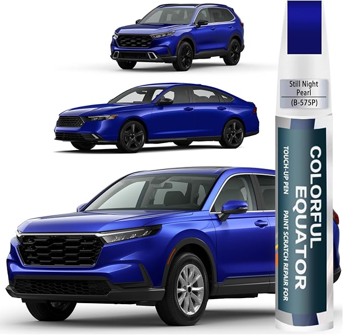Still Night Pearl(B-575P) Touch Up Paint Compatible with Honda, Car Paint Pen Scratch Repair Two-In-One Touch Up Paint, Premium Car Scratch Remover for Deep Scratches