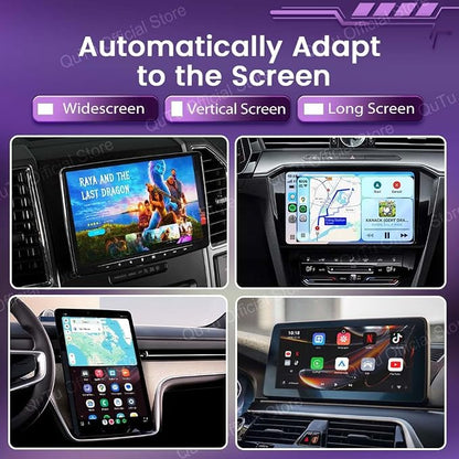 CarlinKit CP2A Pro AI Box – Convert Wired CarPlay to Wireless & Android Auto Supports Mainstream Streaming Video(Built-in)