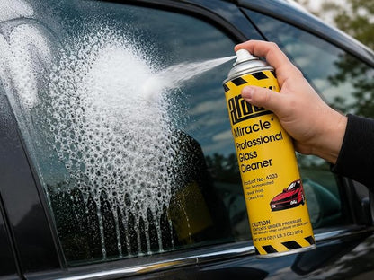 Ardex Glass & Mirror Cleaner Miracle Glass 6203 - Professional Car Detailing Kit Interior Cleaner, Non-Ammoniated Formula for Streak-Free Shine on Automotive, Marine & RV Windows, 19 oz | Made in USA