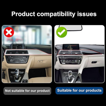 for BMW F30 Dashboard Panel Cover, ABS Carbon Fiber Style Car Center Console Interior Trim for 2013-2018 BMW 3 Series F30 F31 F32 F33 F34 F36 328i 320i 335i 330i 435i 420i 430i 440i 425i