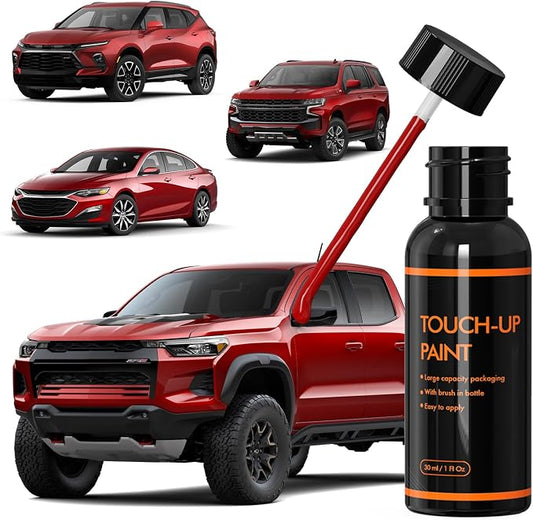 G7C /WA130X Red Hot Touch Up Paint for Chevy, DIY Car Paint Scratch Repair Kit, Automotive Paints, Quick & Easy Fix Scratch Repair Compatible with Chevrolet/Silverado/Equinox/Trax/Camaro