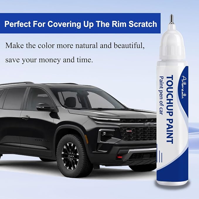 Mosalc Black Metallic(GB8/WA384A) Touch Up Paint for Chevrolet-Exact Match–Chips and Nicks Car Paint Scratch Repair Kit Automotive Paint Pen for Silverado/Equinox EV/Tahoe/Colorado/Blazer/Express