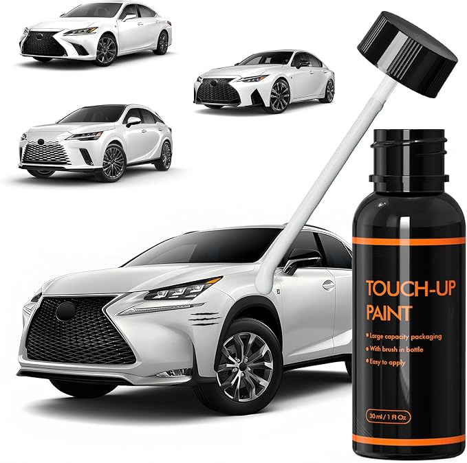 83 Ultra White Touch Up Paint for Lexus, DIY Car Paint Scratch Repair Kit, Automotive Paints, Quick & Easy Fix Scratch Repair for RX/NX/ES/IS/LS/LC/UX/RC