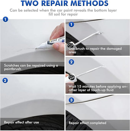 PBJ/MBJ Hydro Blue/Laser Blue Touch Up Paint Compatible with Dodge, DIY Car Paint Scratch Repair, Automotive Paints, Quick & Easy Fix Scratch Repair for 1500/2500/3500/4500/5500
