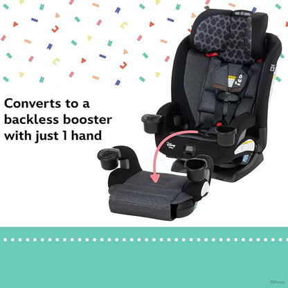 Disney Baby EverSlim 4-in-1 Convertible Car Seat, Vintage Mickey Mouse