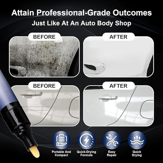 All Cars Magic Pen, 3 PCS Car Scratch Remover for Vehicles, Black Car Paint Scratch Repair, Quick & Easy Paint Repair for All Vehicles, Fix Scratches, Chips & Scuffs Instantly