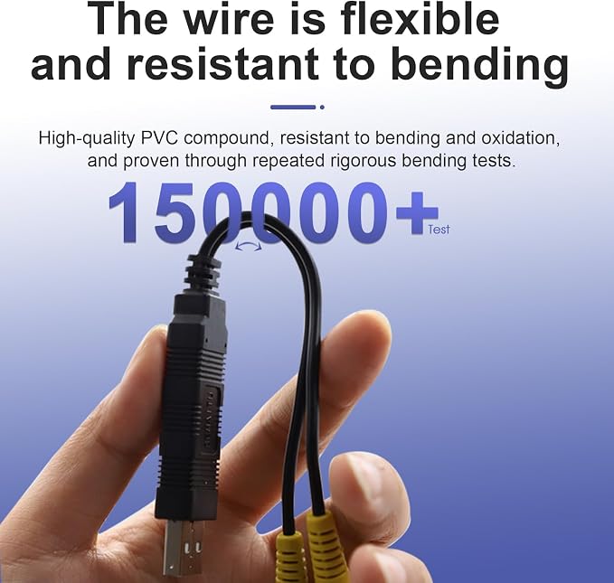 USB to CVBS Video Output Adapter, Supports 2 CVBS outputs, Powered by 5V DC, Compatible only with Android car Audio Systems
