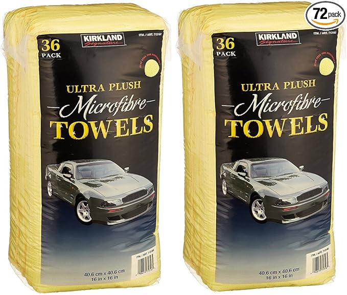 Kirkland Signature Ultra High Pile Premium Microfiber Towels (72-Pack)