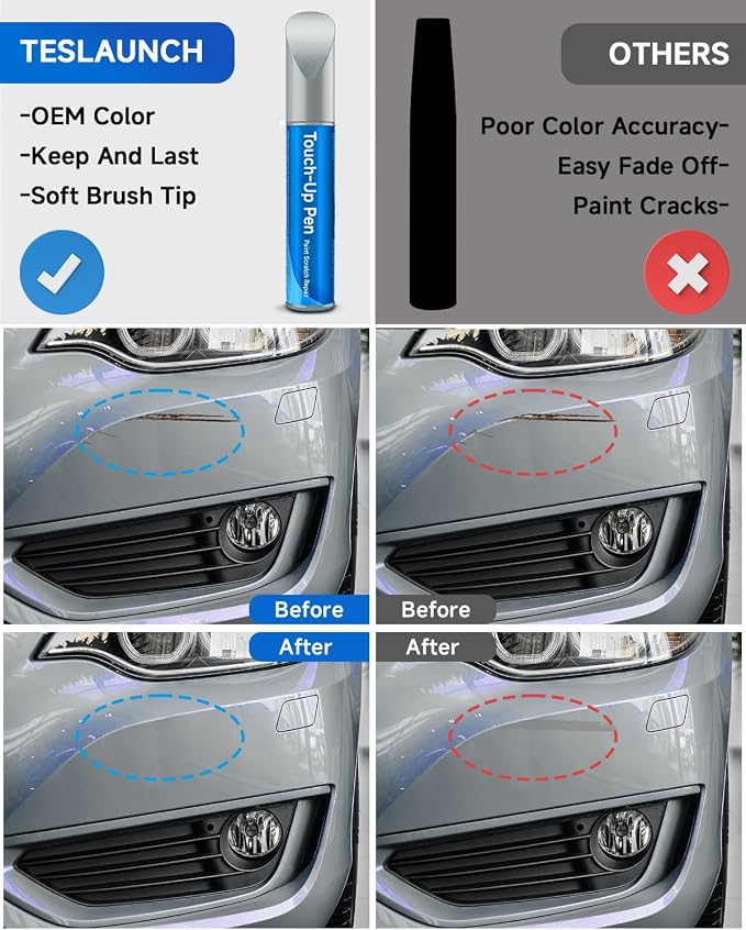 Touch Up Paint for BMW, Brooklyn Gray Metallic(C4P) Exact Match Touch Up Paint Car Scratch Repair (Brooklyn Gray Metallic(C4P))