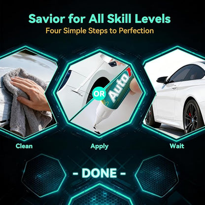 Blue Jeans Metallic(N1) Touch Up Paint Compatible with Ford Car Paint Pen Scratch Repair Automotive Scratch Remover Fix Exact Color Match