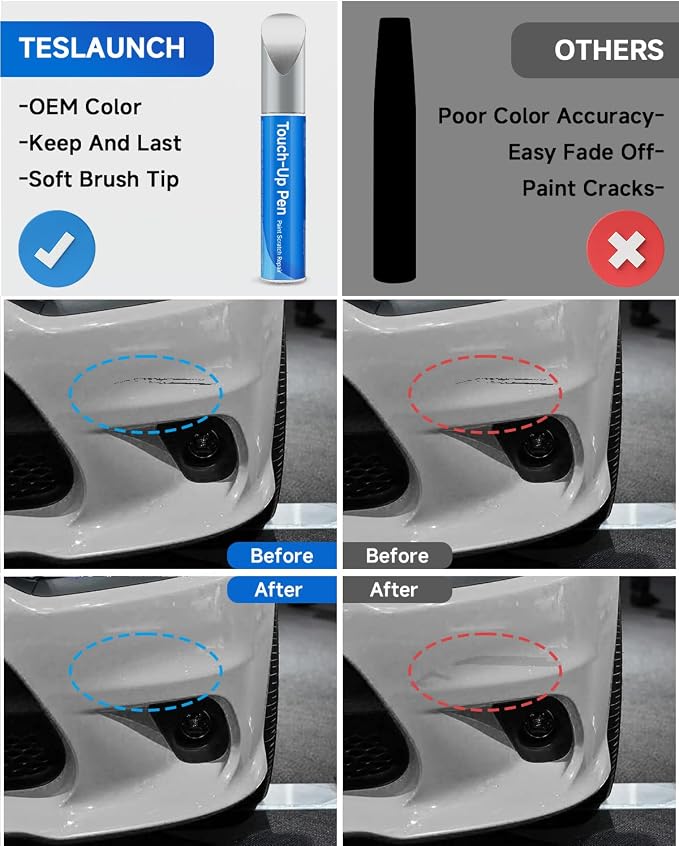 Bright Silver Metallic PS2/WS2 Car Touch Up Paint Compatible with Dodge – Scratch Repair Kit, Exact OEM Color Match, Scratch & Rust Repair, Car, Truck & SUV Paint Fix