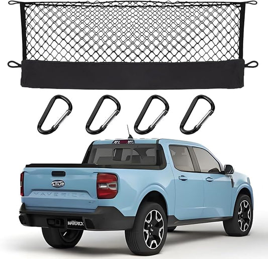 Envelope Style Cargo Net Compatible with Ford Maverick New Upgraded 2026, 2025 2024 2023 2022 Trunk Car Rear Tailgate Touring Netting