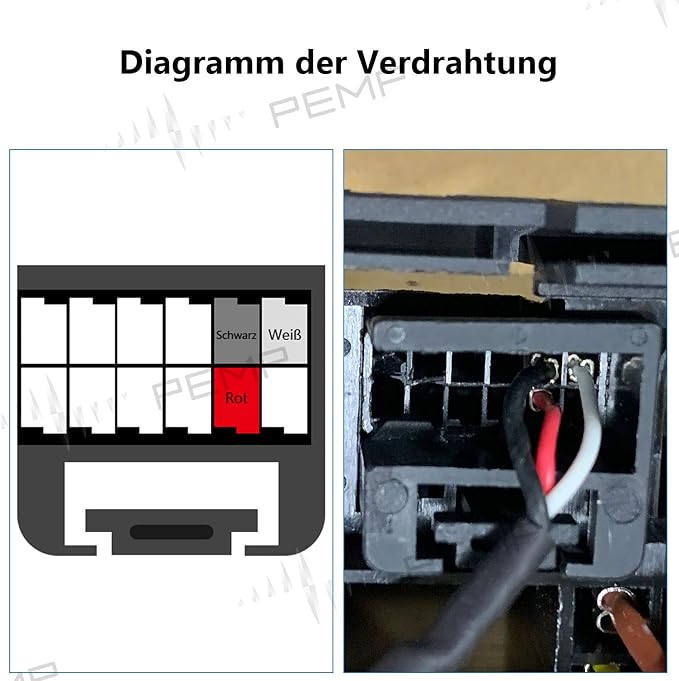 PEMP E60 Aux Activator Adapter Open the Aux Audio of the Original Car for BMW E60 E61 E63 E64 CCC 2003-2010 (Note the Step 4)