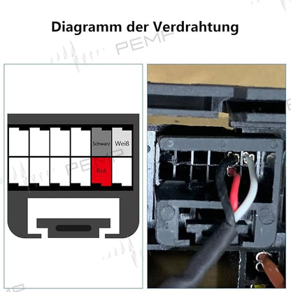 PEMP E60 Aux Activator Adapter Open the Aux Audio of the Original Car for BMW E60 E61 E63 E64 CCC 2003-2010 (Note the Step 4)