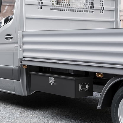Yizosh 39 Inch Steel Heavy Duty Truck Bed Tool Box, Trailer Tongue Box with Lock and Keys