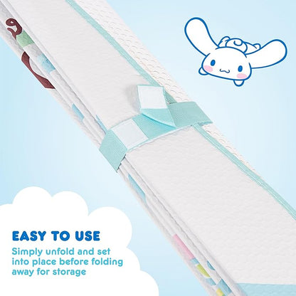 Carbella Cinnamoroll Car Windshield Sun Shade, Official Sanrio Accordion Style Sunshade for Car Window, Cute Kawaii Car Sun Shade Windshield, Cinnamoroll Car Accessories for Women (Lemon Chill)