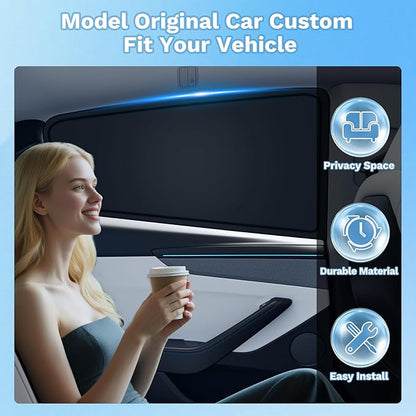 KUST Car Window Shades for 2020-2025 Subaru Outback Accessories Windshield Sun Shade Side Rear Window Covers Sunshade Privacy Protection for Camping Blackout UV Block Full Set 7PCS