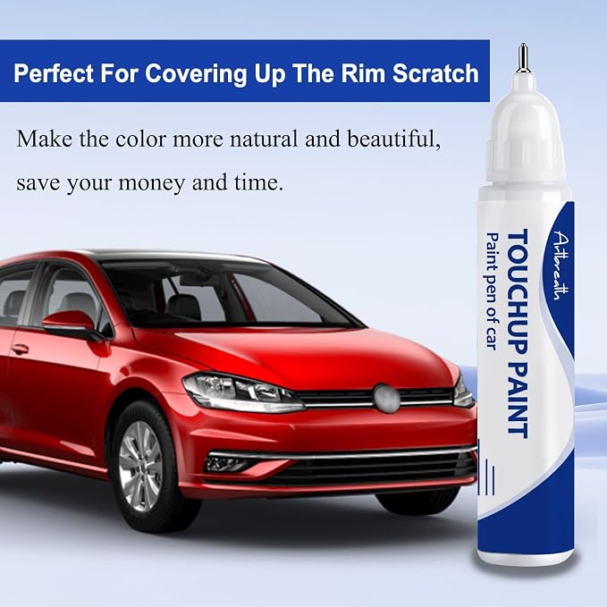 Tornado Red(LY3D/G2) Touch Up Paint for Volkswagen-Exact Match–Chips and Nicks Car Paint Scratch Repair Kit Automotive Paint Pen for Atlas/Beetle/CC/EOS/Golf/GTI/Jetta/Passat/Tiguan