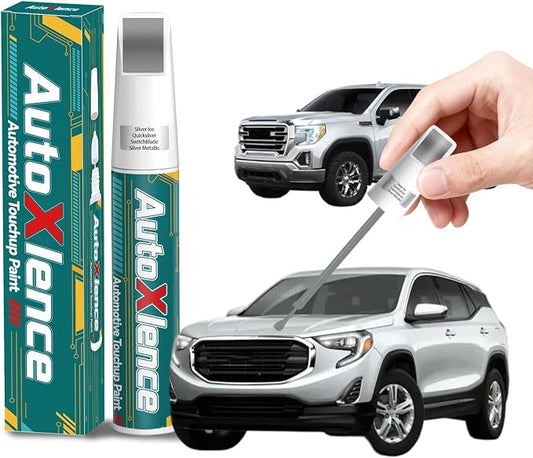 Silver Ice/Quicksilver(GAN/WA636R) Touch Up Paint Compatible with GMC Car Paint Pen Scratch Repair Automotive Scratch Remover Fix Exact Color Match