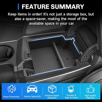 SXCY for 2025 2026 Acura RDX Center Console Organizer for 2025 2026 Acura RDX Accessories 2025 2026 RDX Armrest Console Organizer for 2025 Acura RDX Console Organizer Tray