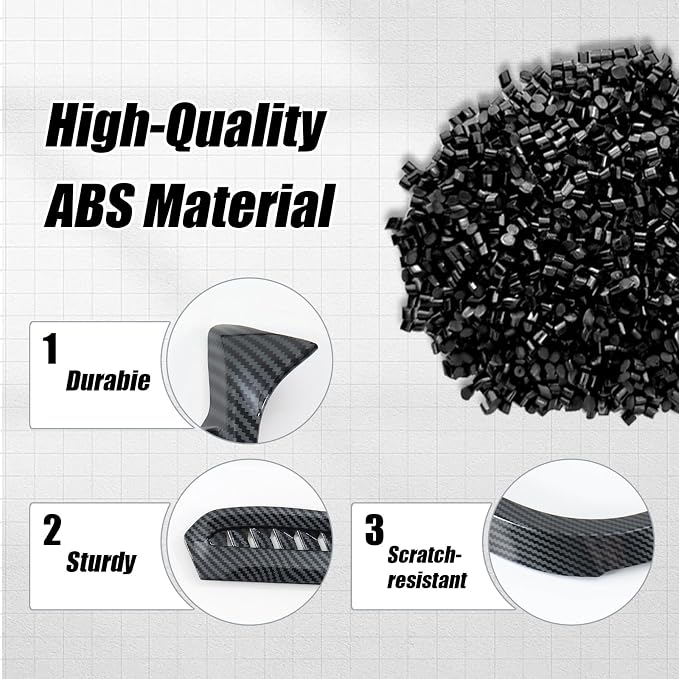 Interior Trim Kit for Toyota Camry 2018-2024 Carbon Fiber