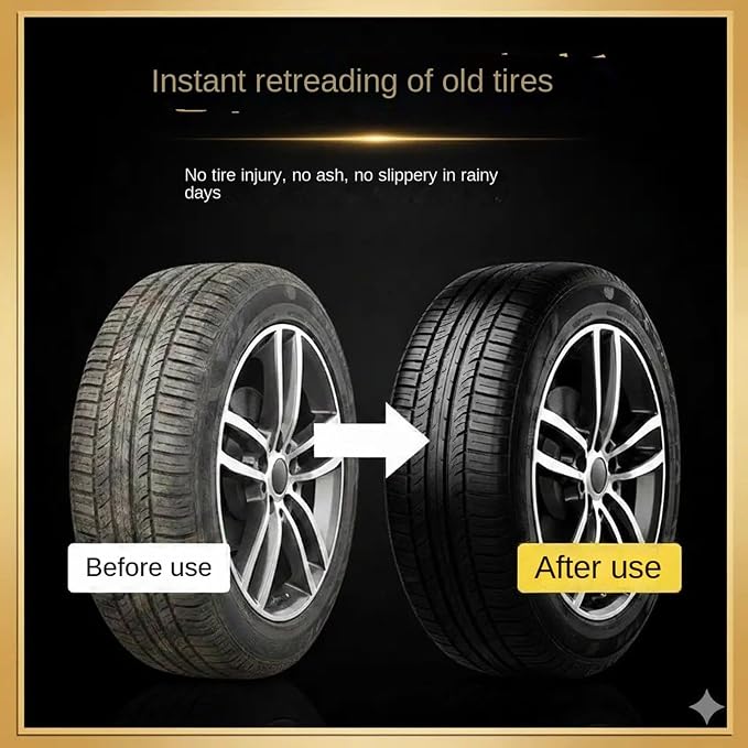 Genérico Tyre Shine 500 ml, Tyre Shine for Cars, Trailers, Vehicle, Automotive Maintenance, Motorcycle, Truck and SUV