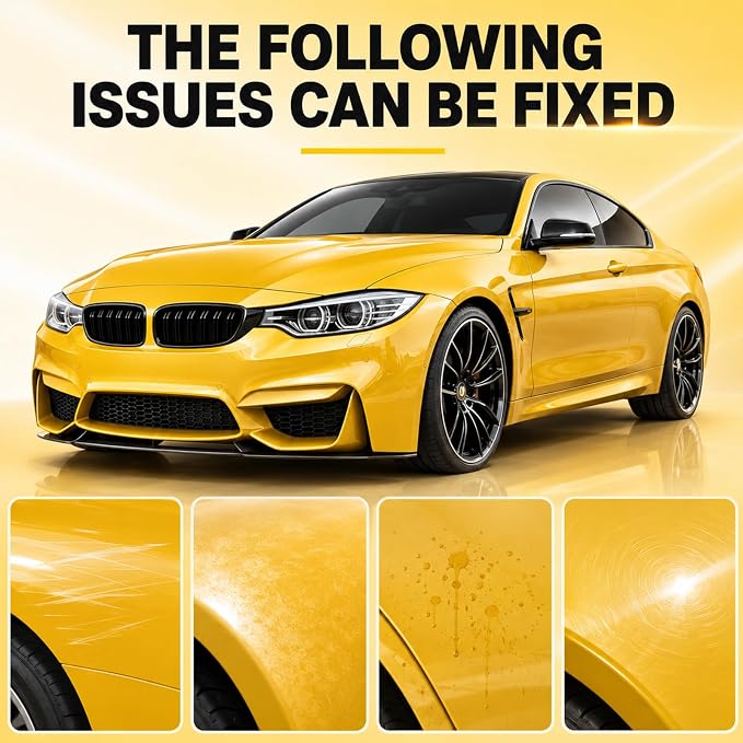 2PCS Scratch Remover, 60 Seconds Quick Repair for Car Scratches, Universal Polishing Restoration Kit for Various Vehicle Paint Colors