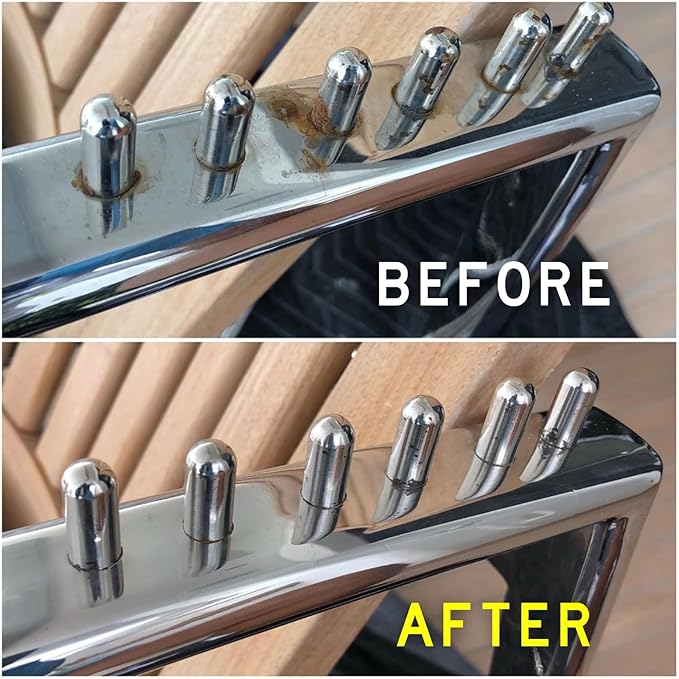 Collinite 850 Metal Wax & Polish Removes Rust & Prevents Oxidation in One Step - Heavy Duty Formula Easily Restores and Protects - For Aluminum, Chrome & Stainless Steel (16 fl oz)