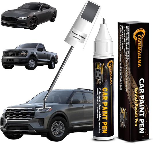 Touch Up Paint for Ford Carbonized Gray Metallic(M7), Color Exact Match Auto Paint Repair Pen Fix Chips and Nicks Scuff