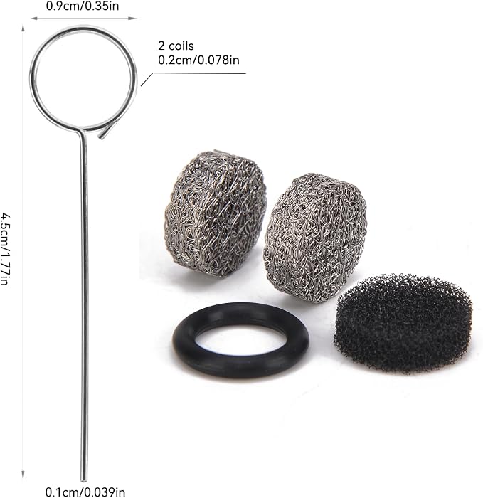 Foam Cannon Mesh Filter Tablet Foam Lance Filter Spare Filter (One Set Mesh Filter)