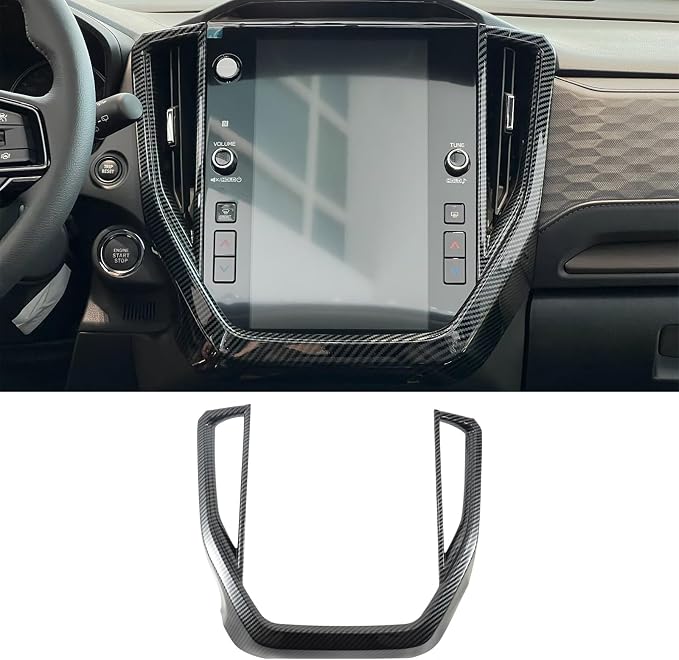 Interior Trim for Subaru Forester 2025 2026 Carbon Fiber Gear Shift Panel with Steering Wheel Trim