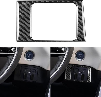 NVCNX Real Premium Carbon Fiber for Toyota Tundra 2022-2026 / Sequoia 2023-2026 2024 2025 Car Dash Trailer Brake Controller Panel Cover Interior Trim Accessories Thick Overlay Sticker Decal 1PC
