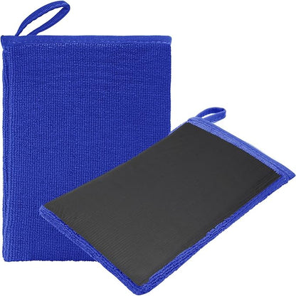 Windspeed 2Pack Clay Mitt, Microfiber Clay Bar for Car Detailing, Medium Grade Clay Bar Glove Clay Towel Auto Detailing for Cleaning Auto Clay Mitt (Blue)