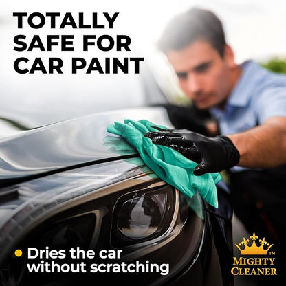Premium 2pk +1 Free Shammy Cloth for Car Drying - 26"x17" - Super Absorbent Chamois Towel - Scratch-Free, Reusable & Soft Wash Cloth - Car Drying Towels