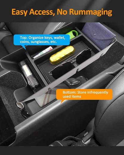 CDEFG for 2025 2026 Toyota Camry Accessories Center Console Organizer Tray Camry 2025+ (LE, SE, XLE and XSE) Armrest Storage Middle Console Insert