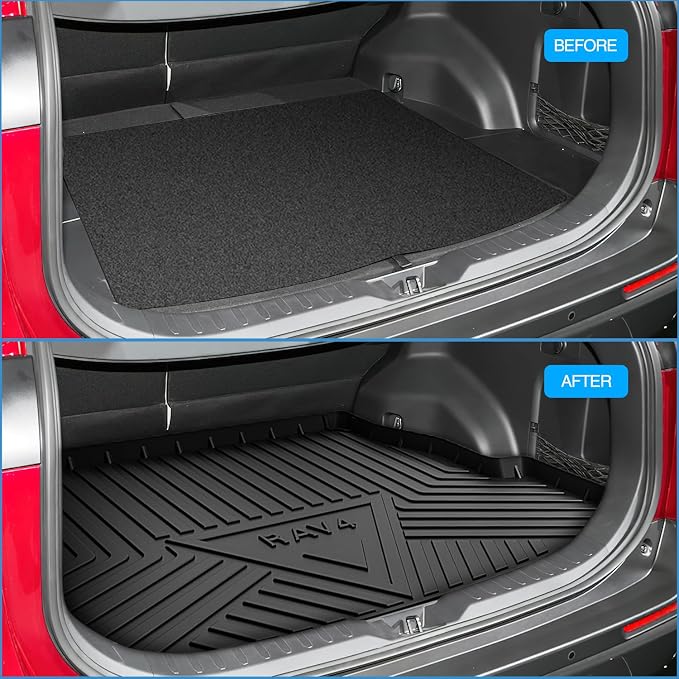 Nilight Cargo Mats for Toyota RAV4 2019 2020 2021 2022 2023 2024 2025,All Weather Protection Heavy Duty Cargo Liners