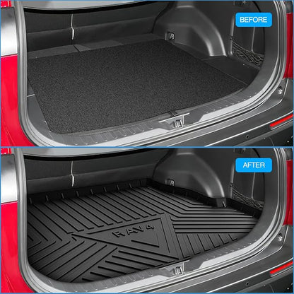 Nilight Cargo Mats for Toyota RAV4 2019 2020 2021 2022 2023 2024 2025,All Weather Protection Heavy Duty Cargo Liners