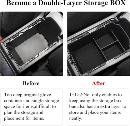 TTCR-II Compatible with Honda Civic Center Console Organizer 2022 2023 2024 2025 2026, Center Console Organizer Tray for Civic EX LX Sport Touring (Not for Type R and Si)
