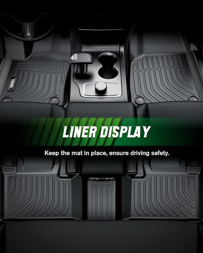 VIWIK Floor Mats for Toyota Camry 2018-2024 (Not for Hybrid), Car Mats All Weather Protection Custom Floor Liners Front & Rear, Car Accessories for 2018-2024 Camry Odorless Non-Slip