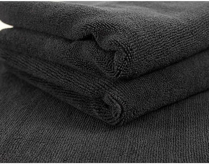 Chemical Guys MIC_805_3 Monster Edgeless Microfiber Towel, Black (16 in. x 16 in.) (Pack of 3)