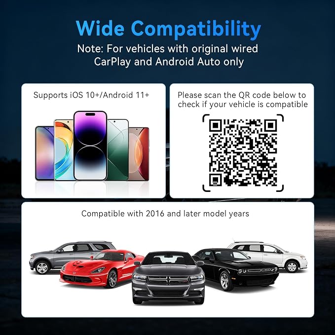 Wireless Carplay Adapter for ROX 01 2023 2024 2025, Effortlessly Convert Wired to Wireless CarPlay, Auto Adapter Car Play Dongle Accessories