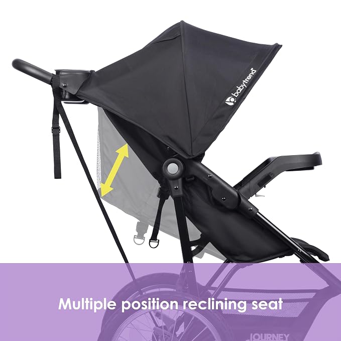 Baby Trend Journey Jogger Travel System with EZ-Lift Infant Car Seat, Stellar Black