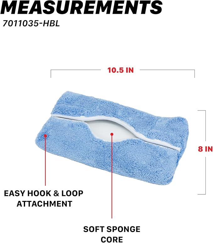 Maxshine Plush Microfiber Replaceable Head Cover for Premium IncrediStick – Scratch-Free Cleaning for Cars, Trucks, Boats & RVs – Car Detailing Accessory