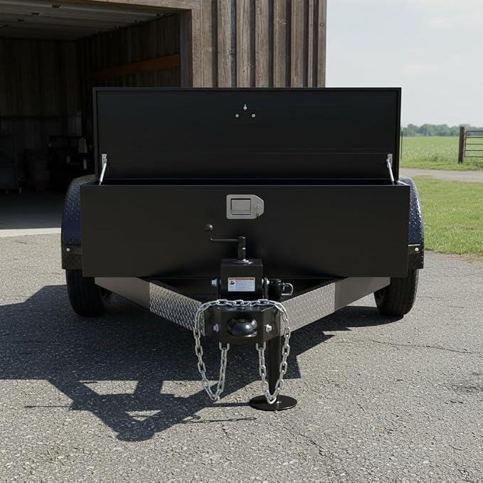 Truck Bed Tool Box, Crossover, 38.5 x 11.6 x 9.6 Inches, Alloy Steel, Lockable, Weathertight, Rust Resistant, Impact Resistant, Dustproof, Flip Top, for Pickup Trucks