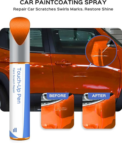Touch Up Paint Compatible with Jeep Exact Match Chips and Nicks Touch Up (Joose/Crush/Header Orange(PL4/KL4))