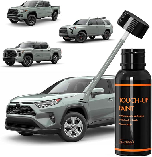6X3 Lunar Rock Touch Up Paint for Toyota, DIY Car Paint Scratch Repair Kit, Automotive Paints, Quick & Easy Fix Scratch Repair for RAV4/Tacoma/Sequoia/Tundra/4Runner
