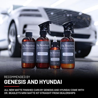 Dr. Beasley's Mini Matte Kit with Accessories - Instant Bonding Coating, 2+ Years of Protection with Body Wash, Final Finish, Paint Cleanser, Matte Paint Coating